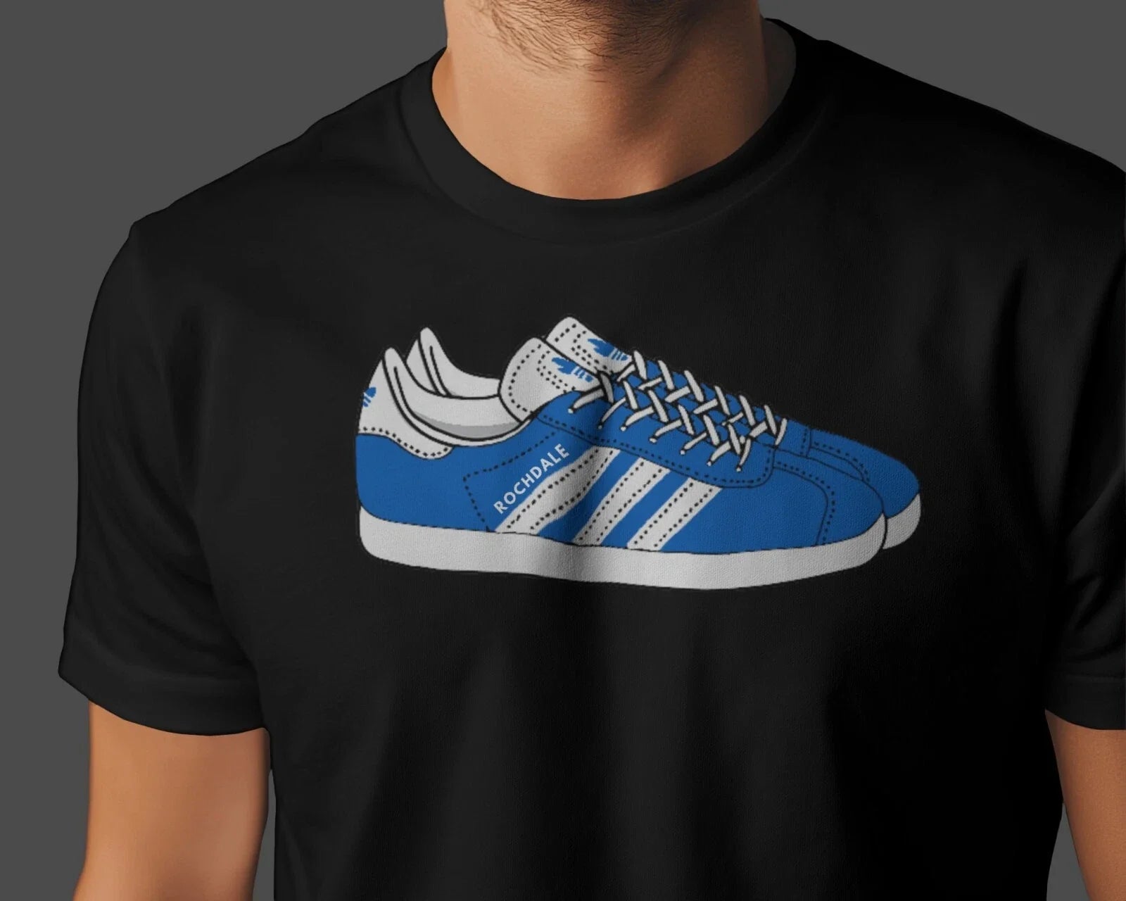 ROCHDALE Gazelle T-Shirt | The Dale Spotland Stadium Greater Manchester