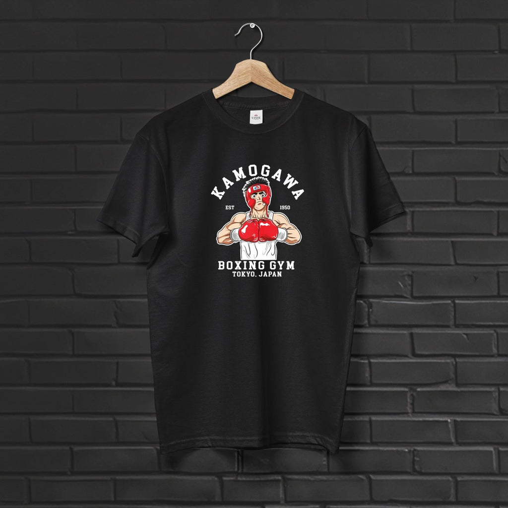 Makunouchi Kamogawa Boxing Gym Graphic Anime T-Shirt Men Unisex Cotton Tee