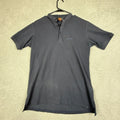 Pentagon Levantes Navy Blue Henley Shirt Mens XS Short Sleeve Cotton