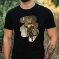 Mens Cats Warriors Motif Cotton T-Shirt Size XS to 5XL