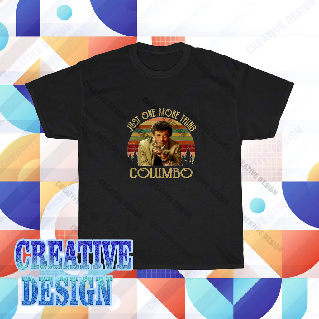 New Columbo 80's Detective Retro Tv Show Logo T-Shirt Funny Size S to 5XL