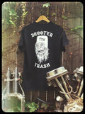 SCOOTER TRASH black 100% cotton ugly mutant helmet panhead shovelhead engine