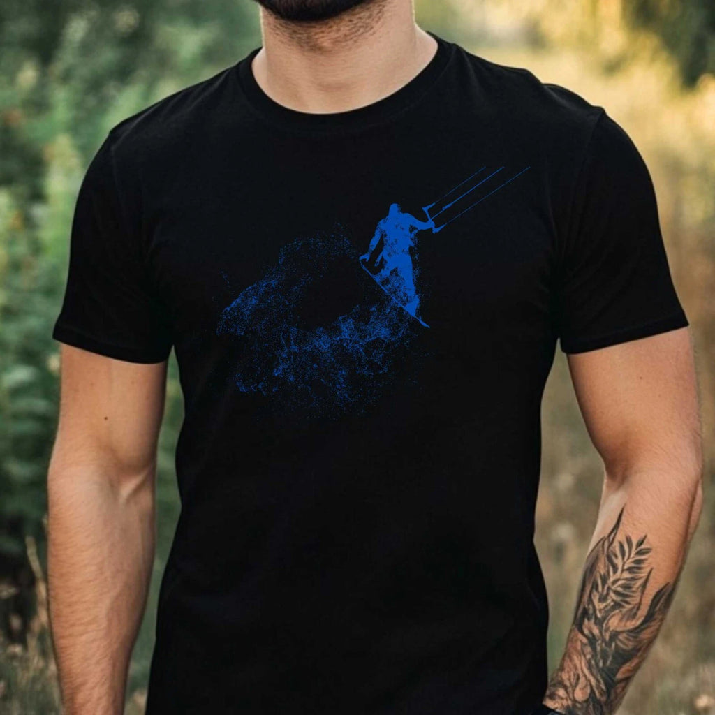 Mens KITESURF Motif Cotton T-Shirt Size XS to 5XL