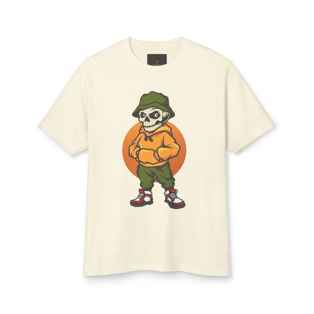 Skeleton Street Tee, Urban Skeleton Graphic Tee Shirt, Spooky Halloween T-Shirt,