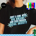Big Dreams, Bigger Anxiety Shirt S-3XL Unisex Short-Sleeve