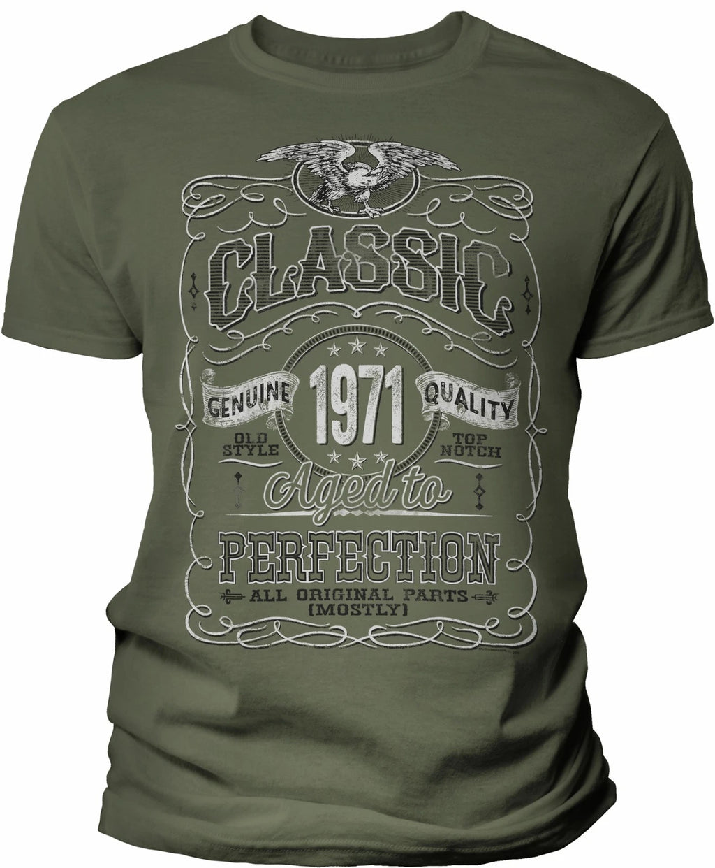 55th Birthday Gift Shirt For Men - Classic Aged 1971