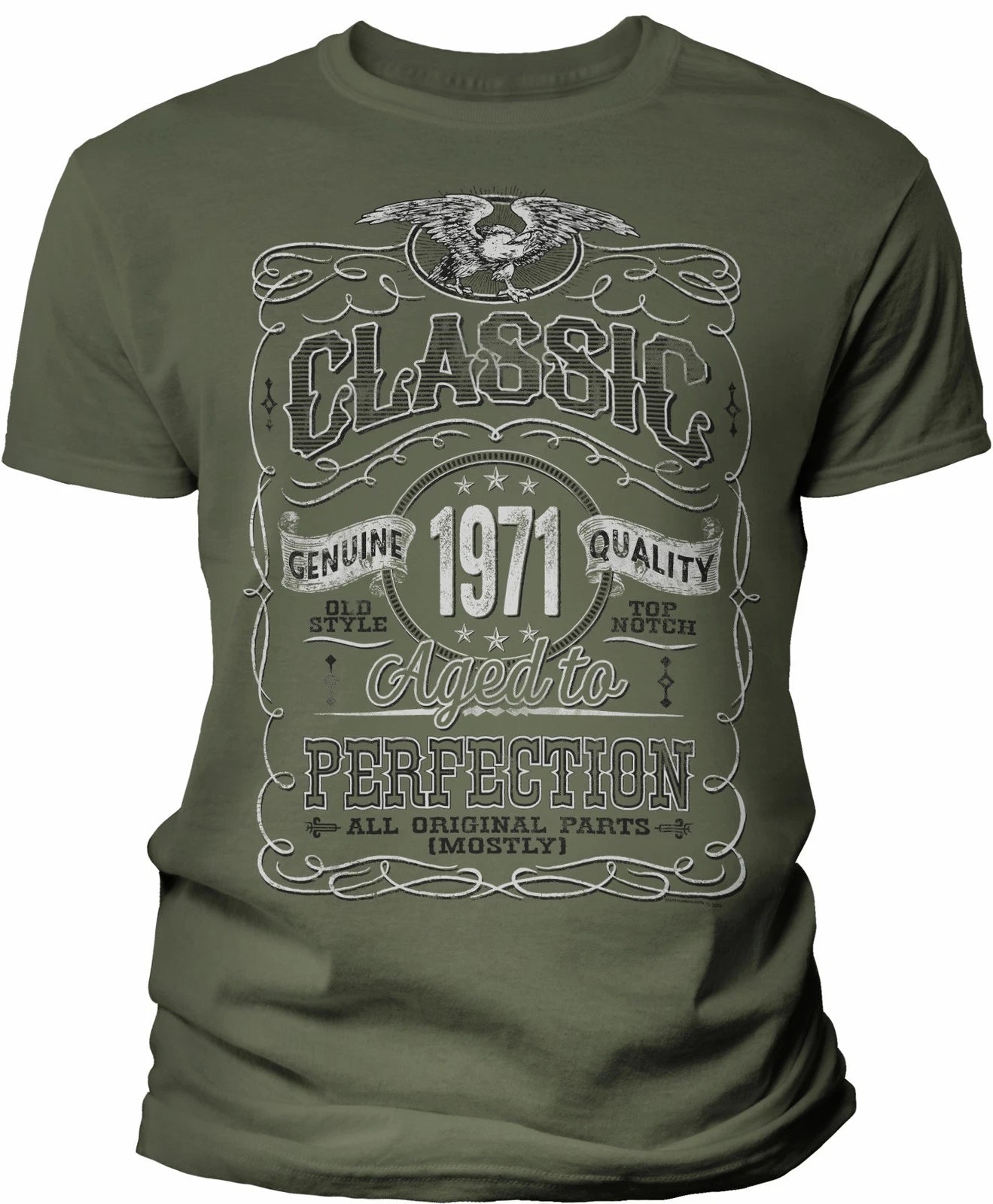 55th Birthday Gift Shirt For Men - Classic Aged 1971