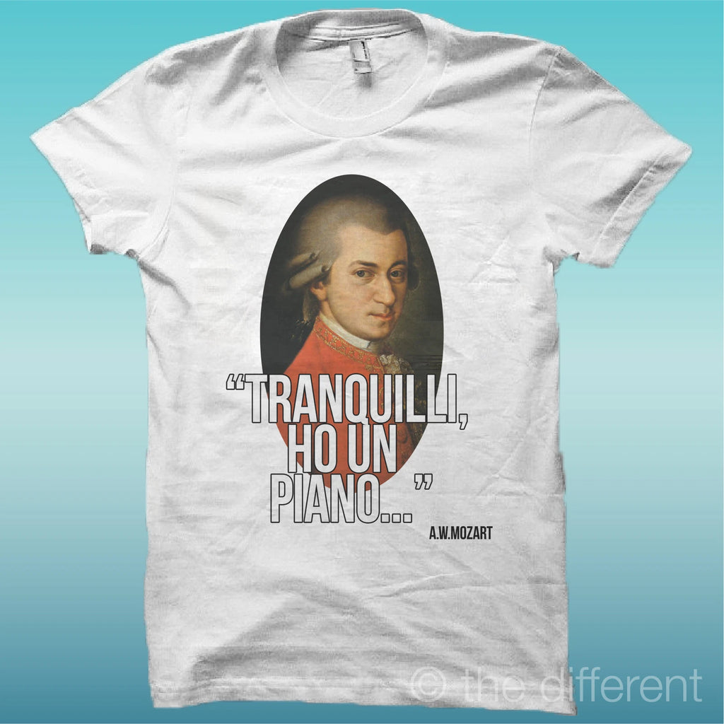 T-shirt Man Quote Funny Mozart Gift Idea Road To Happiness