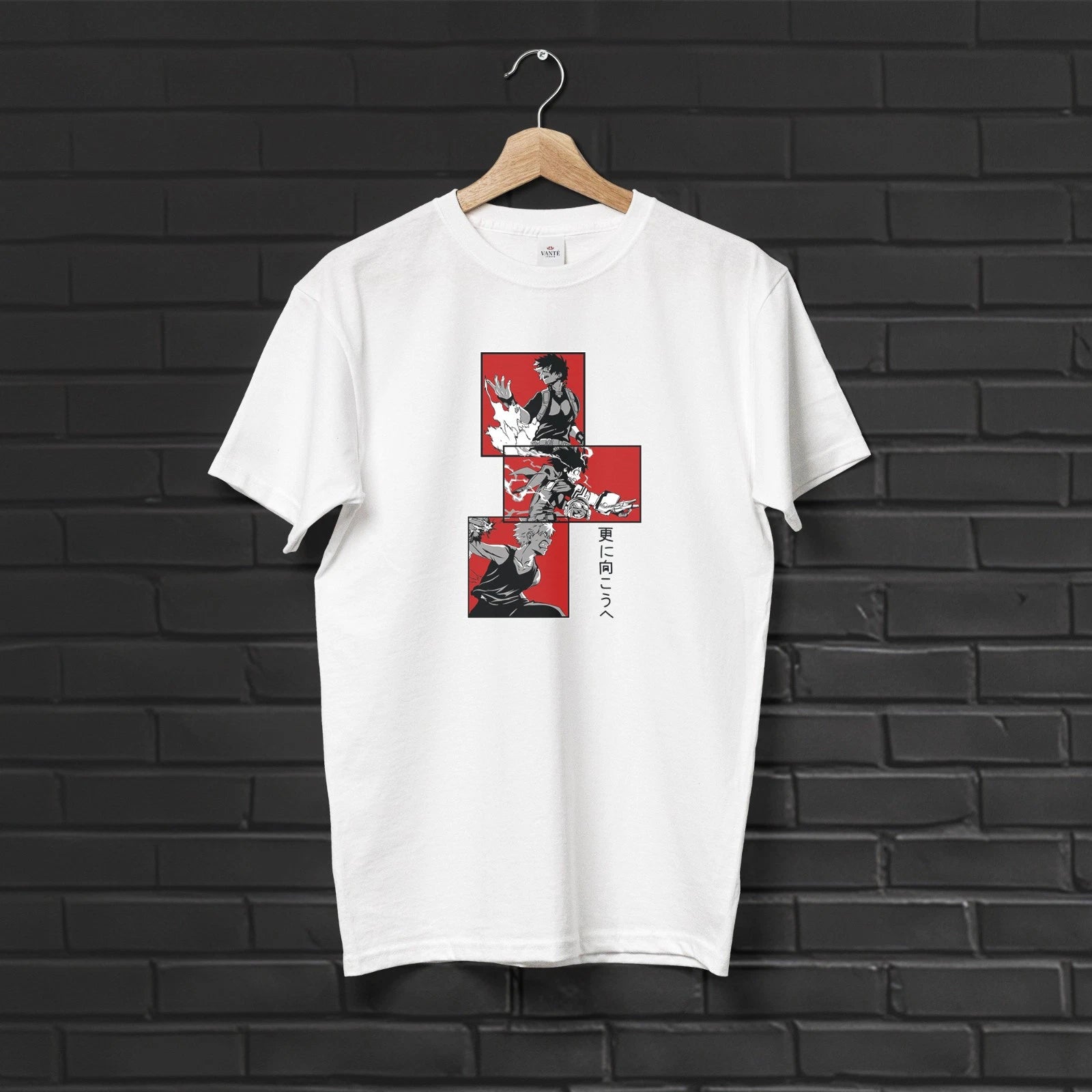Deku Bakugo Todoroki Anime T-Shirt Casual Unisex Graphic Tee