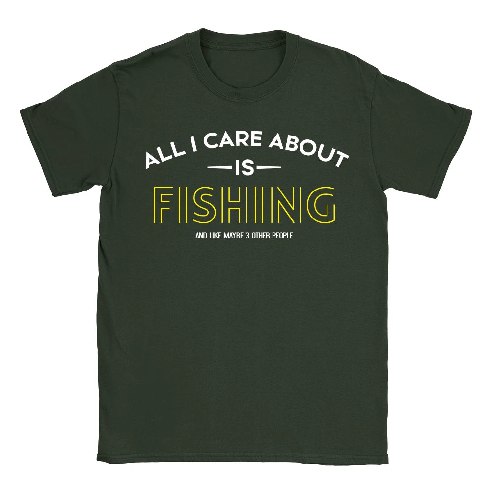 AICAI Fishing Mens T-Shirt Funny Joke Dad Fish Gift Husband Present Top