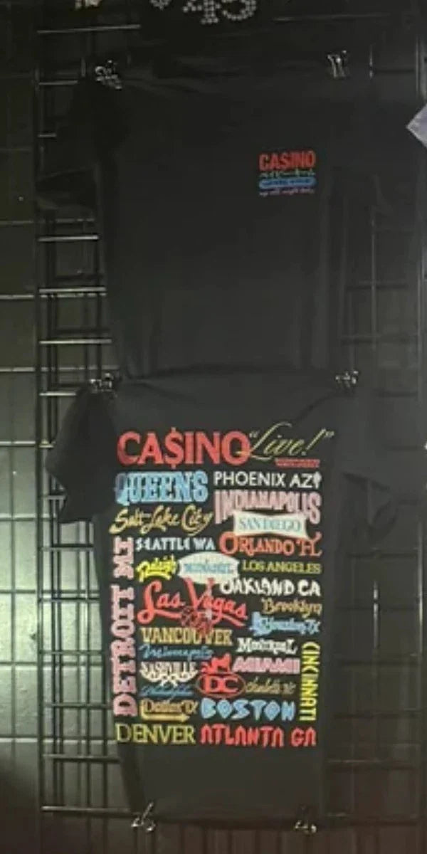 Baby Keem Casino World Tour Road Map T-shirt