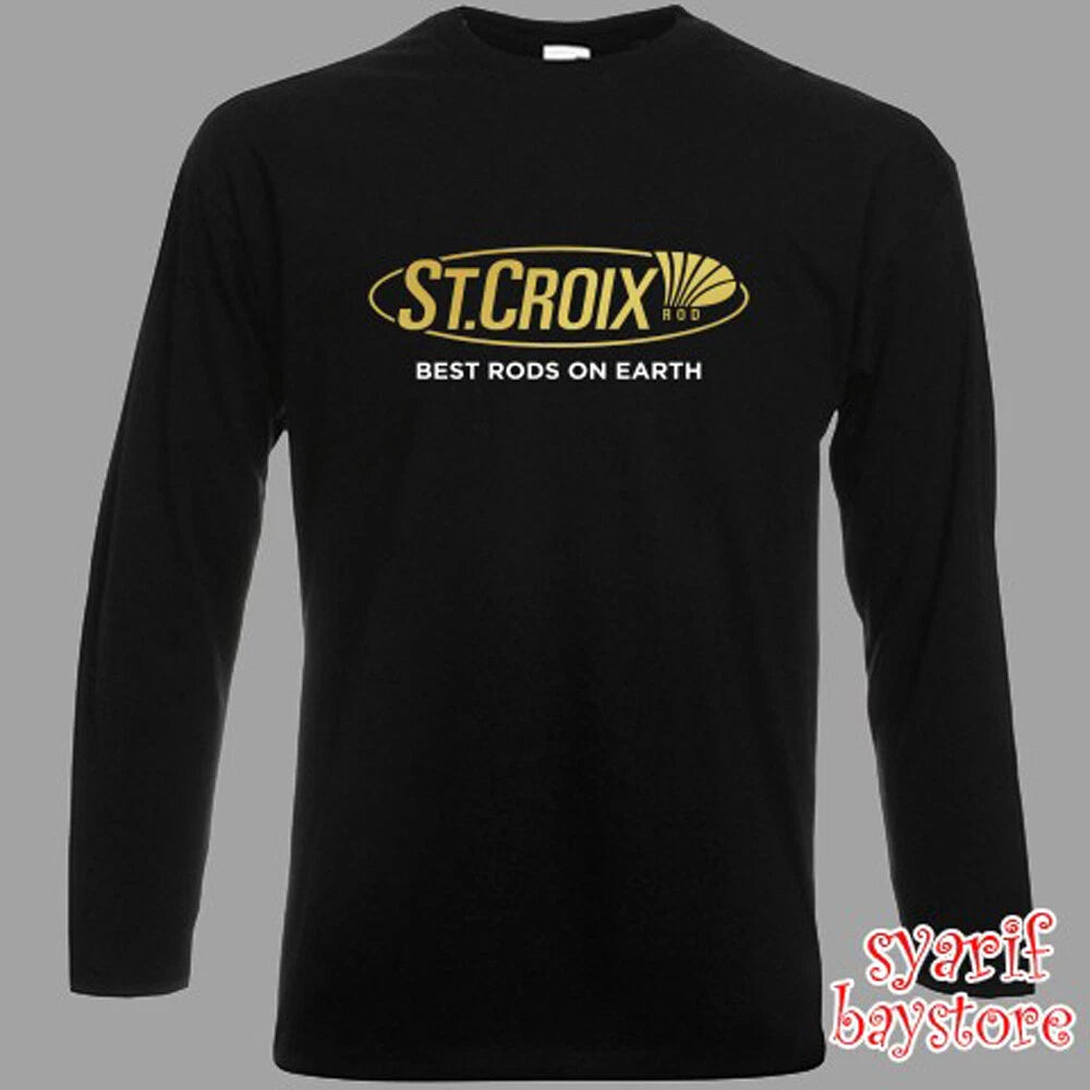 St. Croix Fishing Men's Black Size S to 2XL