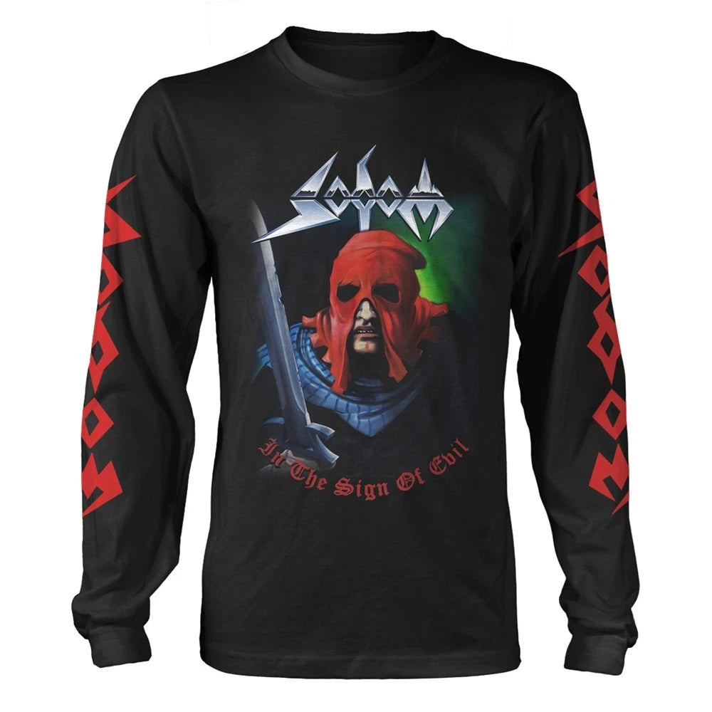 SODOM - IN THE SIGN OF EVIL BLACK (FOTL) Long Sleeve Shirt Small