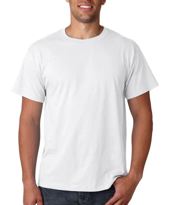 FRUIT OF THE LOOM PLAIN WHITE T SHIRT TEE SHIRT 2 OR 5 PACK  (S TO 5XL)  GRADE A