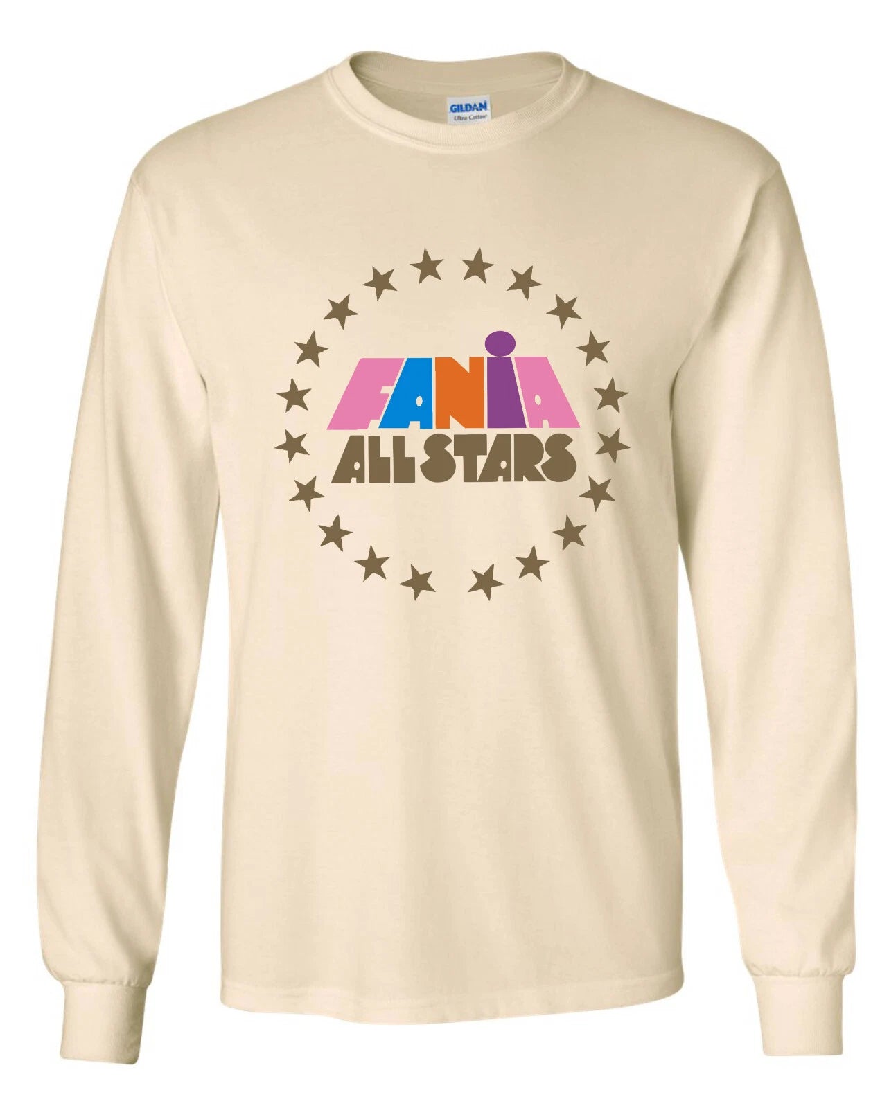 Fania All Stars Long Sleeve T-Shirt - Latin Salsa Record Label Willie Colon