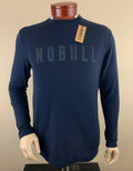 NOBULL Men's Long Sleeve Performance Training T-Shirt Navy Blue Size M NWT