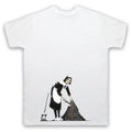 BANKSY MAID UNOFFICIAL GRAFFITI STREET ART PRINT ARTIST MENS & WOMENS T-SHIRT