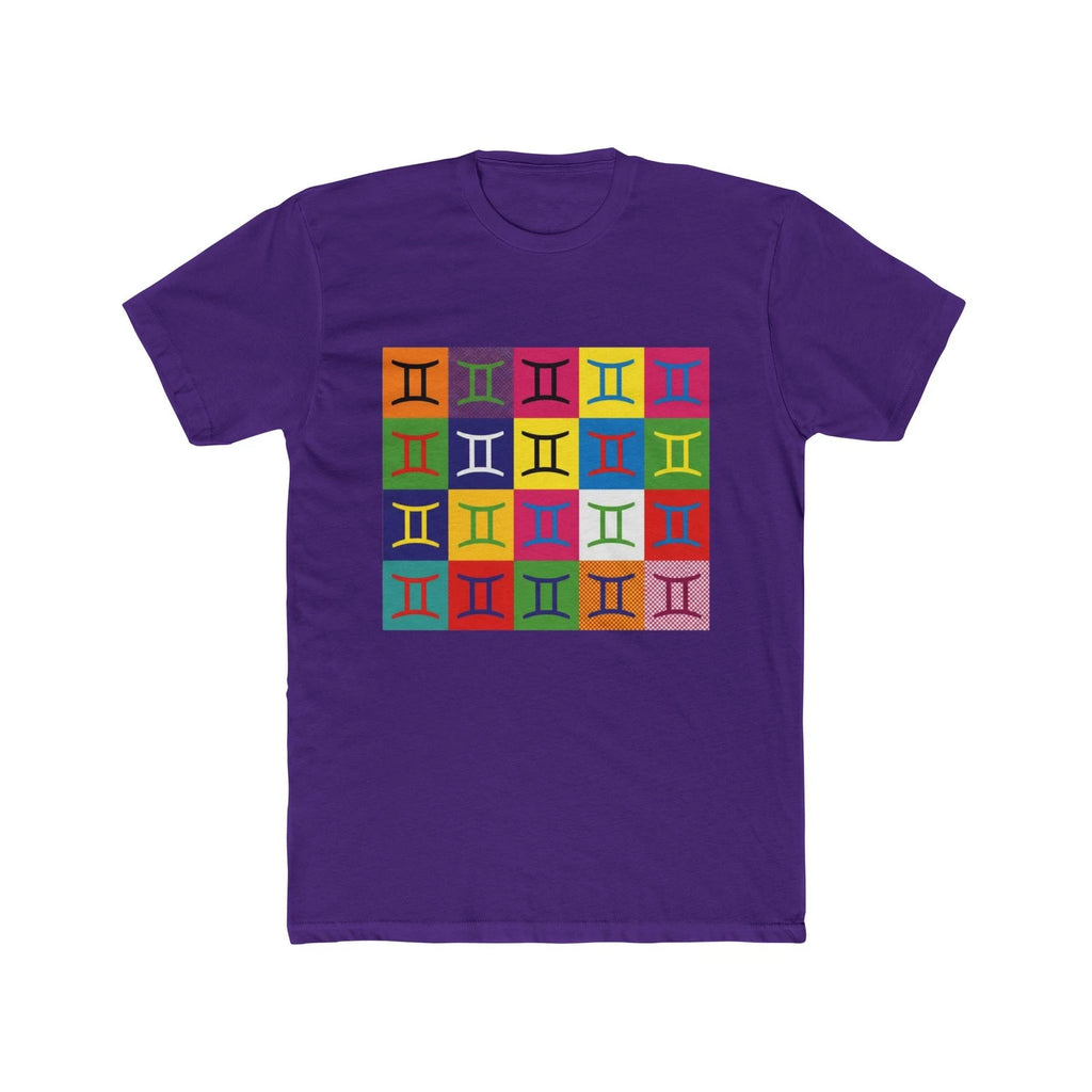 Retro Gemini Graphic Tee – Andy Warhol Pop Art Style | Unisex Cotton Shirt