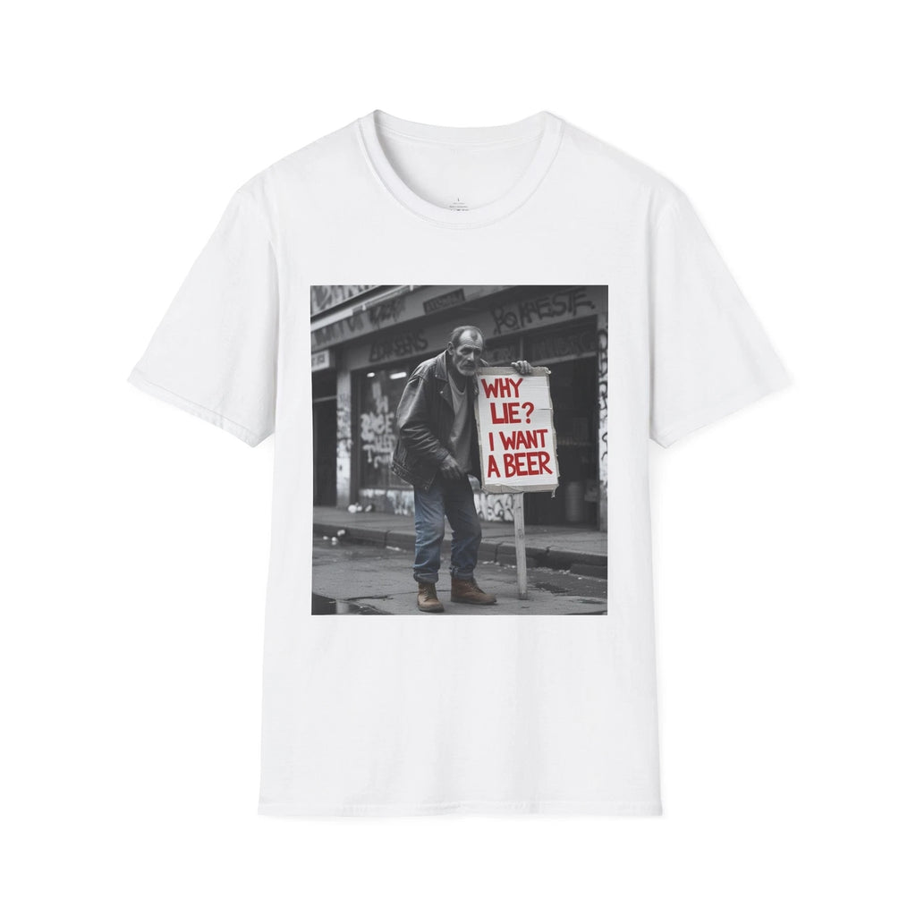 Humorous Beer Lover T-Shirt, Funny Graphic Tee, Unisex Softstyle T-Shirt, Gift