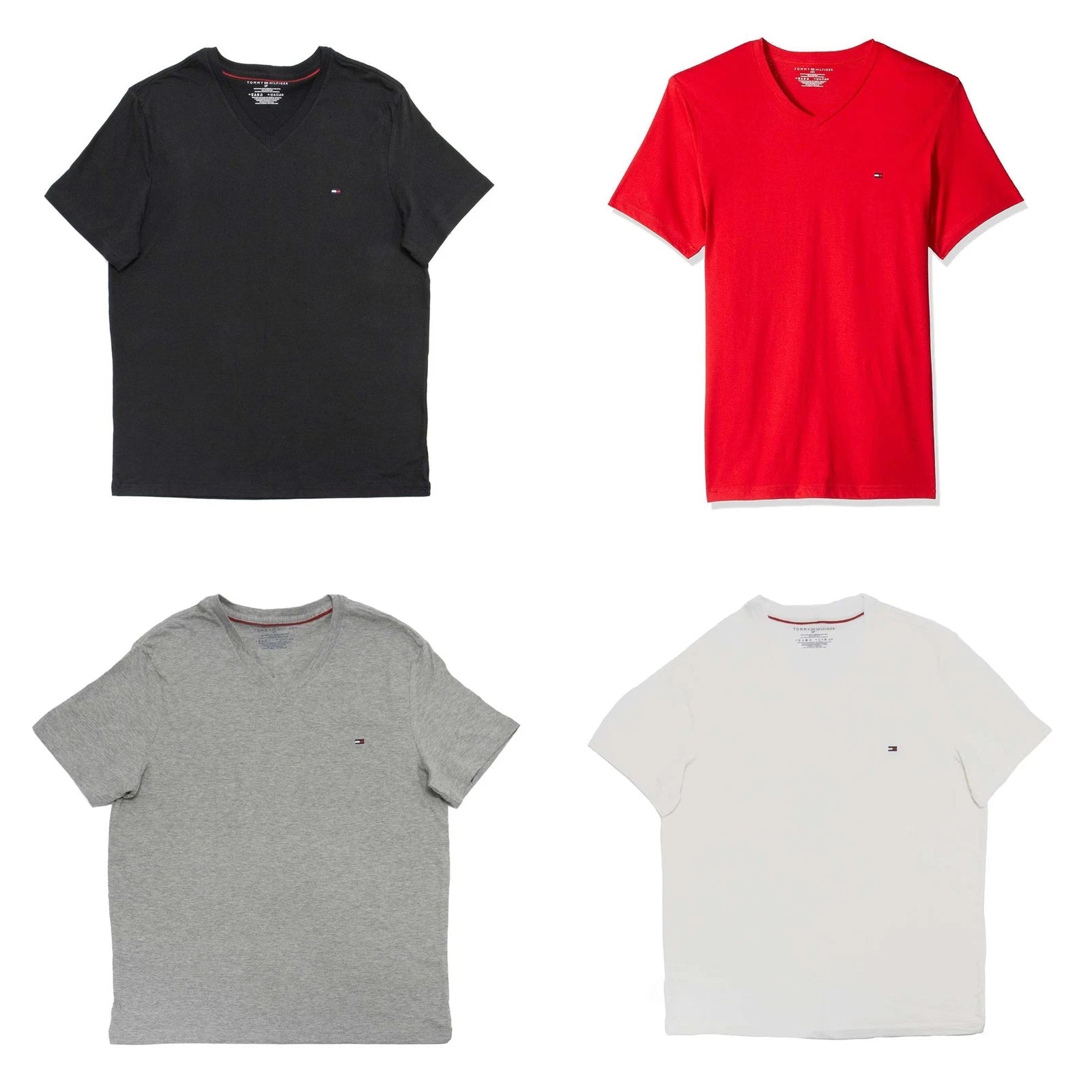 Tommy Hilfiger Men New Core Flag V-Neck