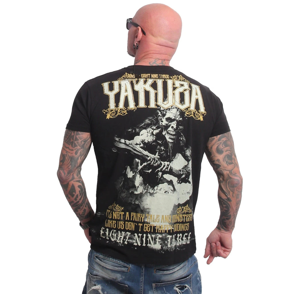 New Yakuza Men's Fairy Tale Regular T-Shirt - Black