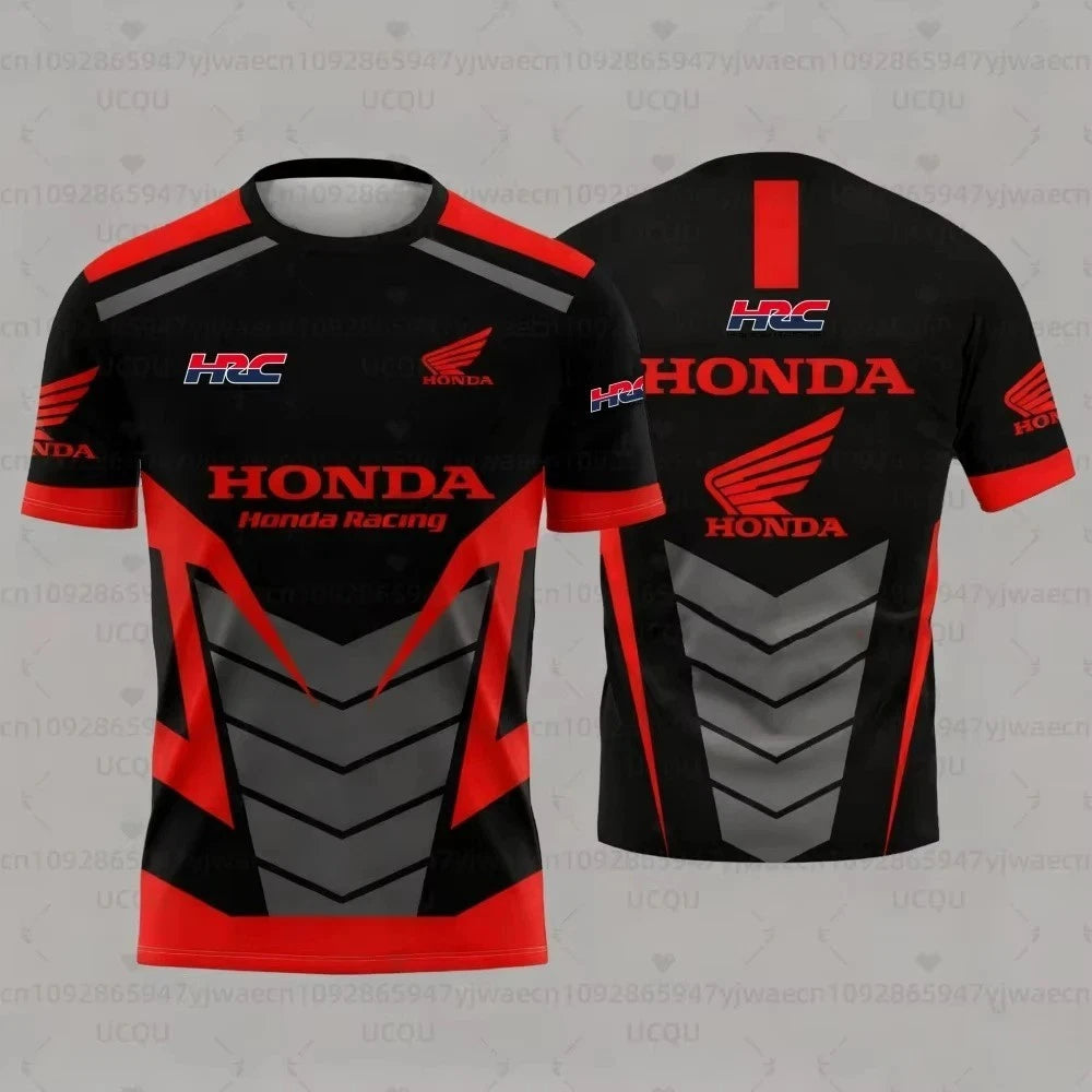 Men's & Women's Motorcycle Riding T-Shirt Long Sleeve Honda Speed Adventur