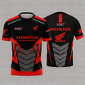 Men's & Women's Motorcycle Riding T-Shirt Long Sleeve Honda Speed Adventur