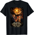 250 Years America Anniversary 250th Trump Washington T-Shirt T-Shirt