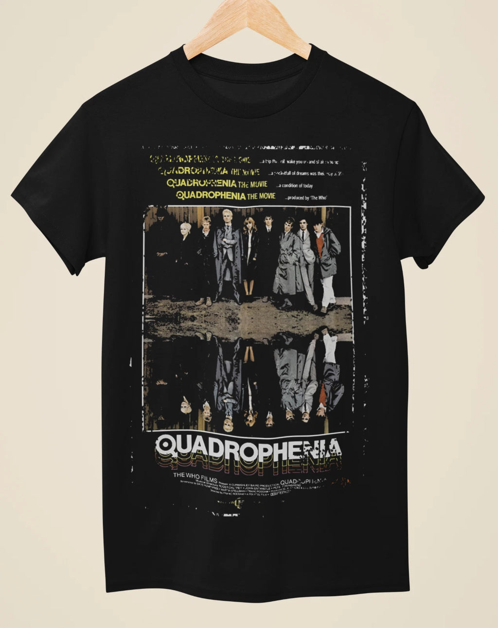 Quadrophenia - Movie Poster Inspired Unisex Black T-Shirt