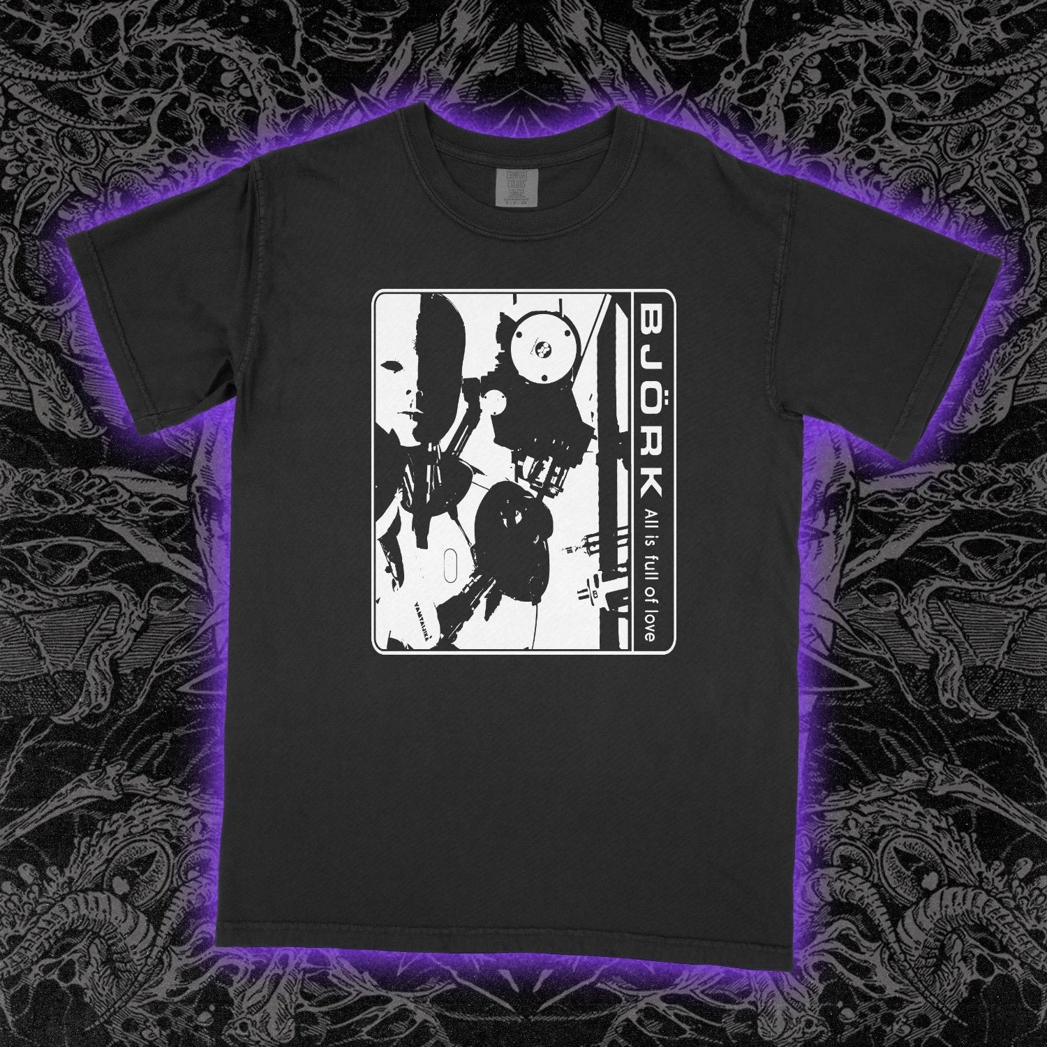Björk All Is Full of Love T-Shirt Vintage Music Video Graphic Tee Unisex Soft