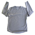 BYLT Drop Cut L/S Long Sleeve Crew Neck Shirt Men XL Gray