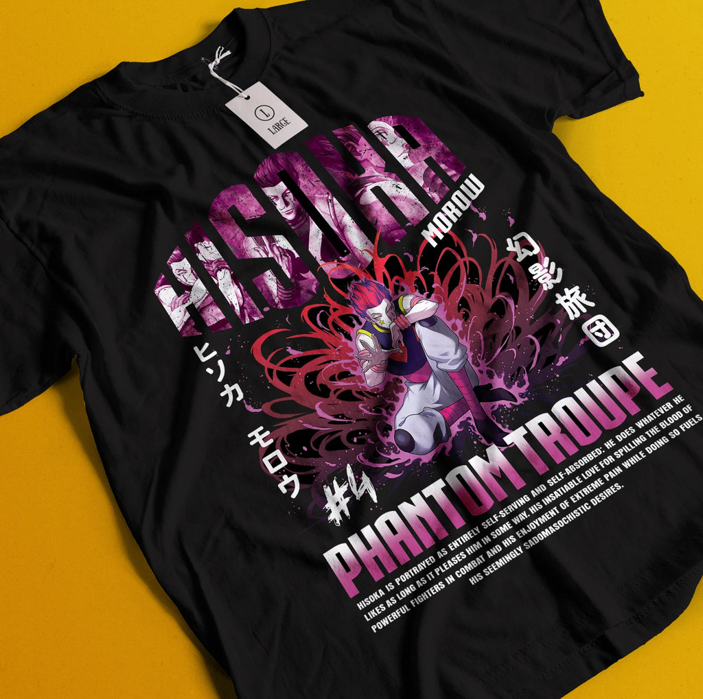 Hisoka Shirt Hunter X Hunter Manga Strip HXH Anime Unisex shirt T-Shirt All Size