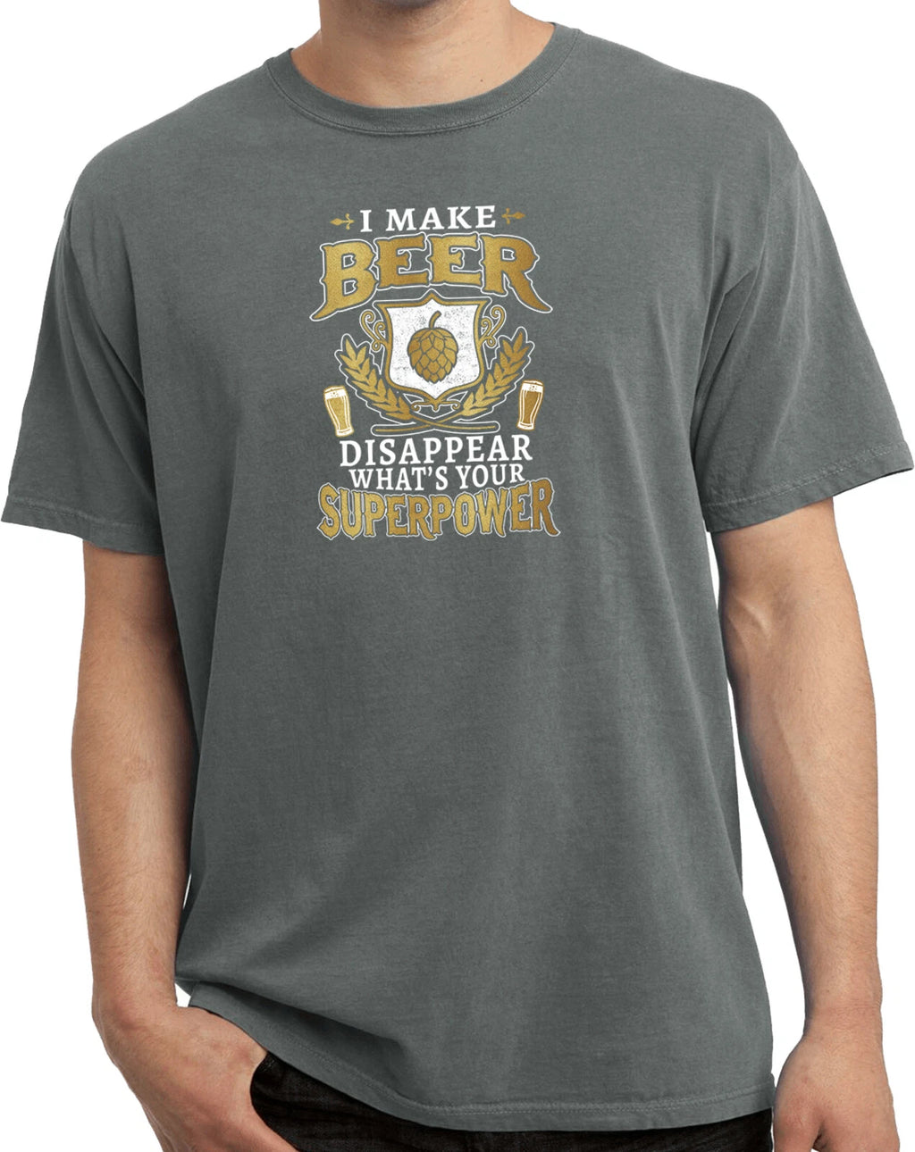 Beer Superpower Pigment Dyed T-shirt