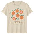 Everyday Is A Fresh Start Peach Fruit Boho Nature Women's Men's T-Shirt