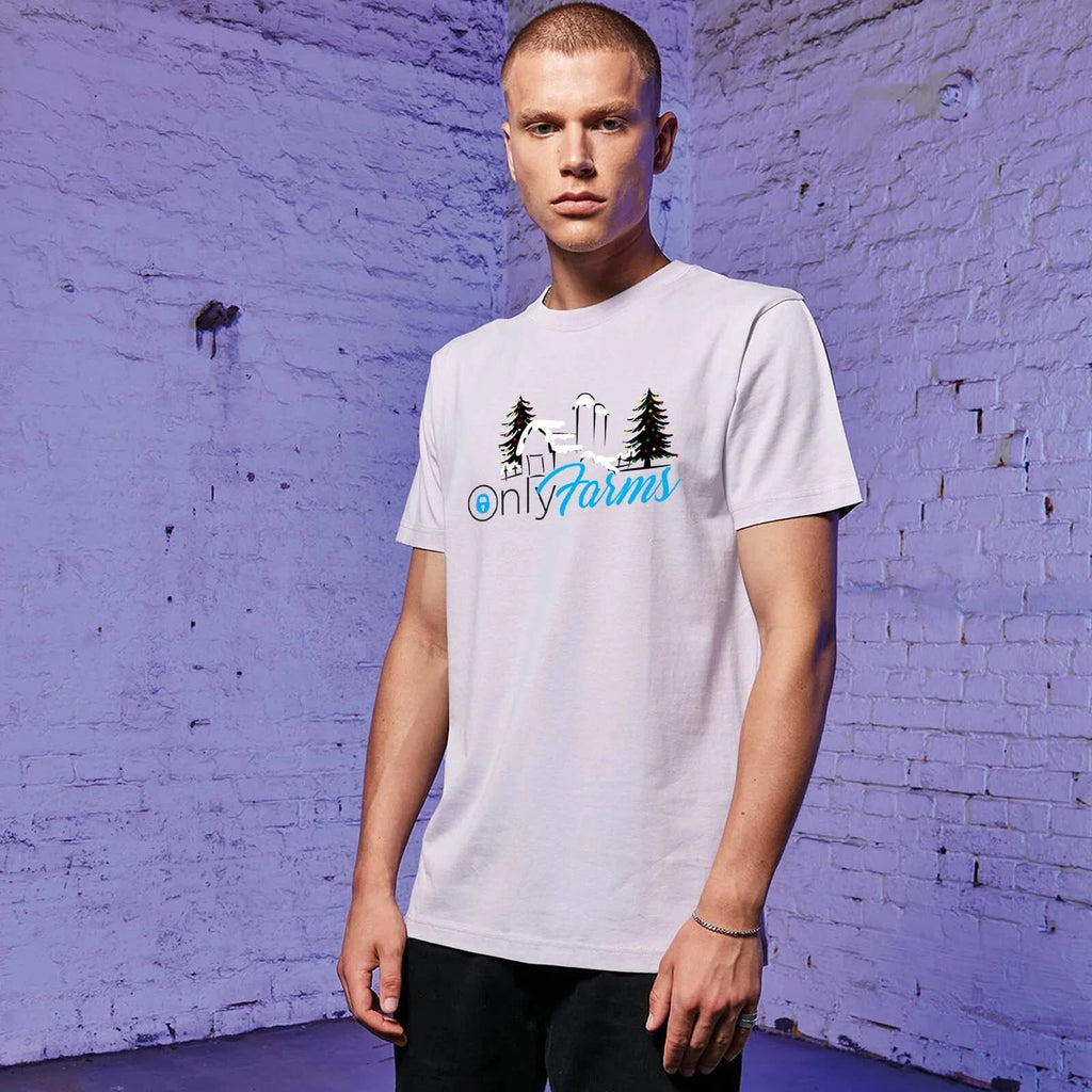 Unisex T-Shirt-OnlyFarms Christmas-Novelty Funny Humour Secret Santa