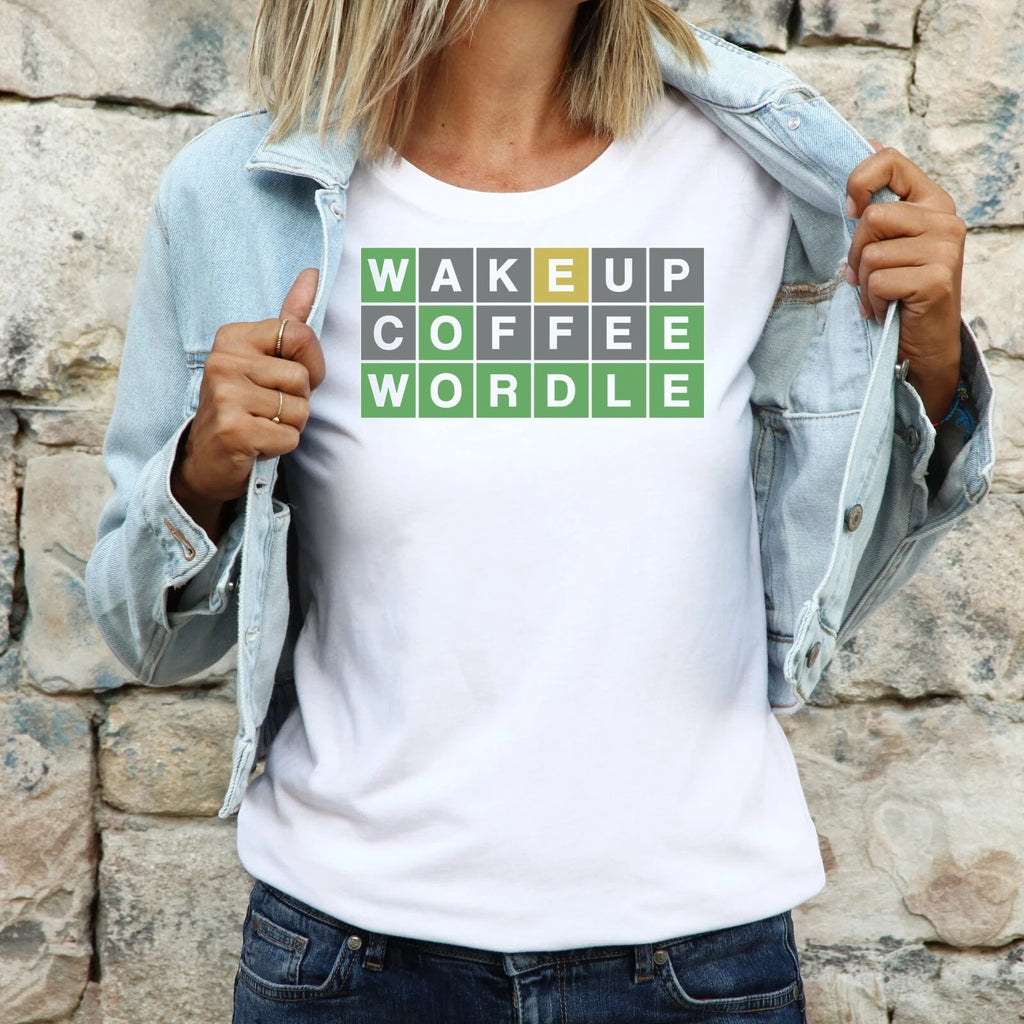 Wordle Adult T-Shirt, Puzzle T-Shirt, Games Tee