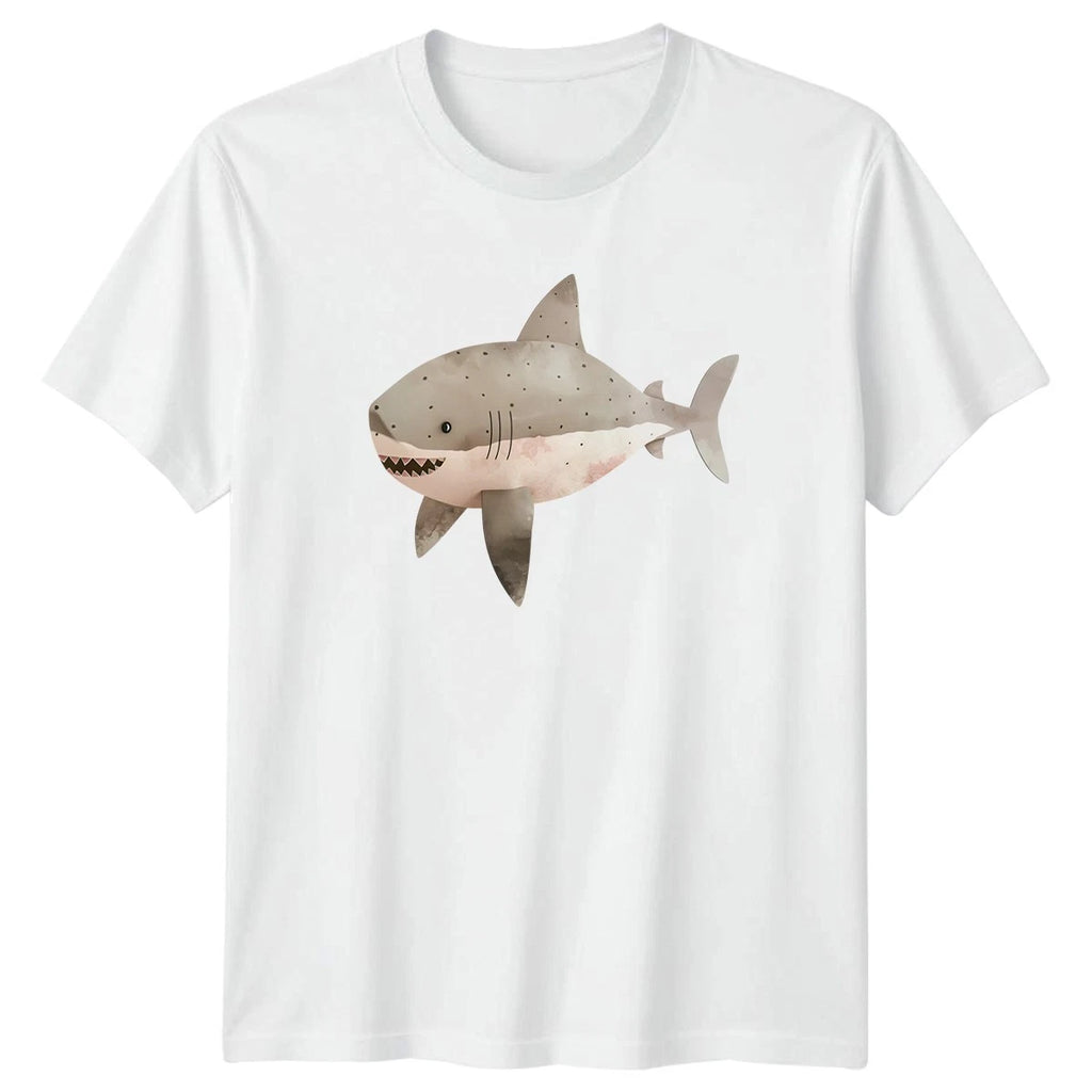 Cute Shark T-Shirt Ocean Life Wildlife Birthday Gift For Him And Her