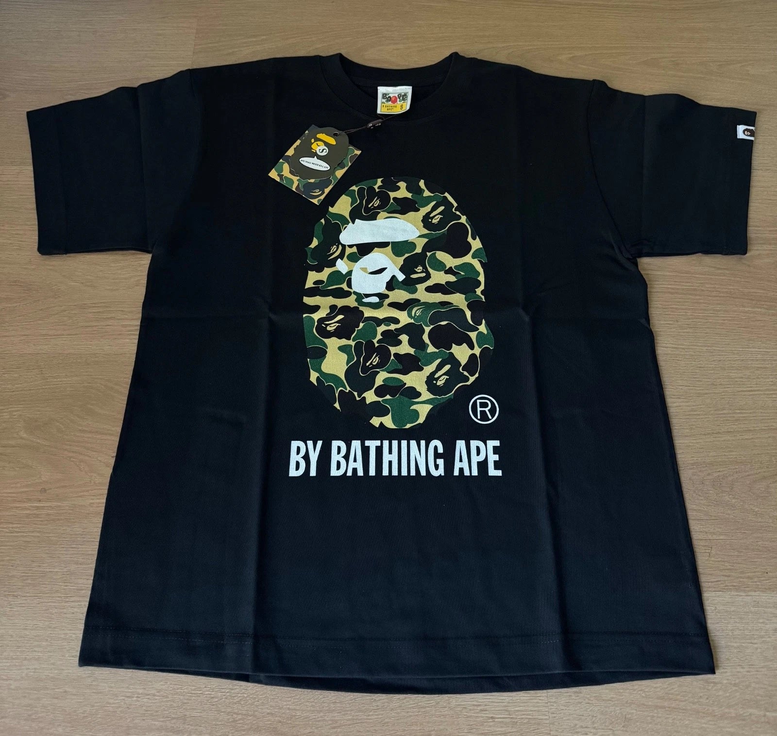 BAPE Big Ape Head Camo T Shirt Black Green Blue Red S-XL Streetwear Tee New
