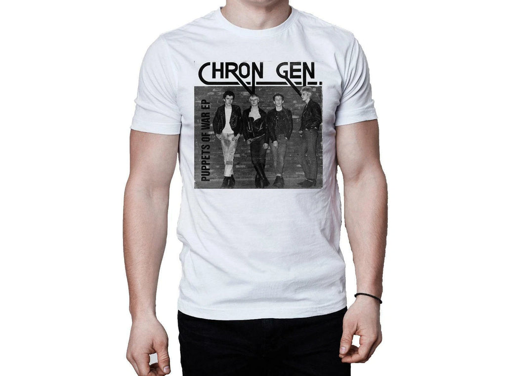 Chron Gen - Puppets Of War (Double Sided) White T Shirt £9.95 (XL & XXL) SALE