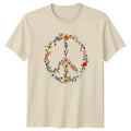 World Peace Wildflowers Bundle T-Shirt Floral Boho Nature Peace Birthday Gift