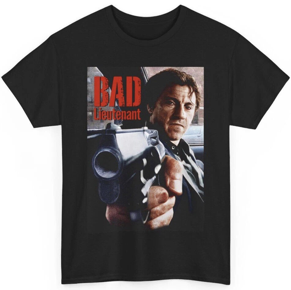 Bad Lieutenant T Shirt - Harvey Keitel - 90’s Cop Classic Retro Tee - New