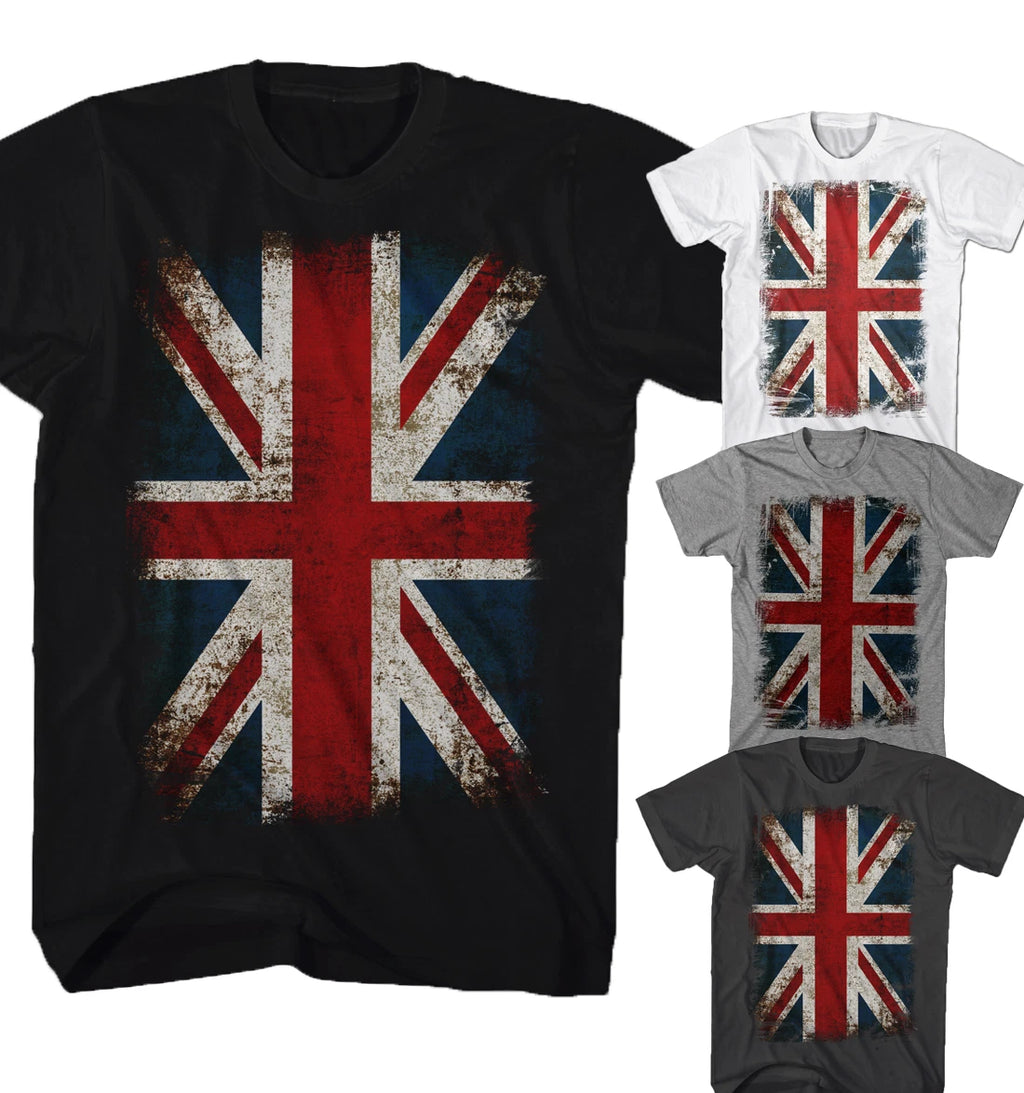 ★Union Jack Flag Vintage Rock Punk UK England T Shirt New S-5XL UJF0515★