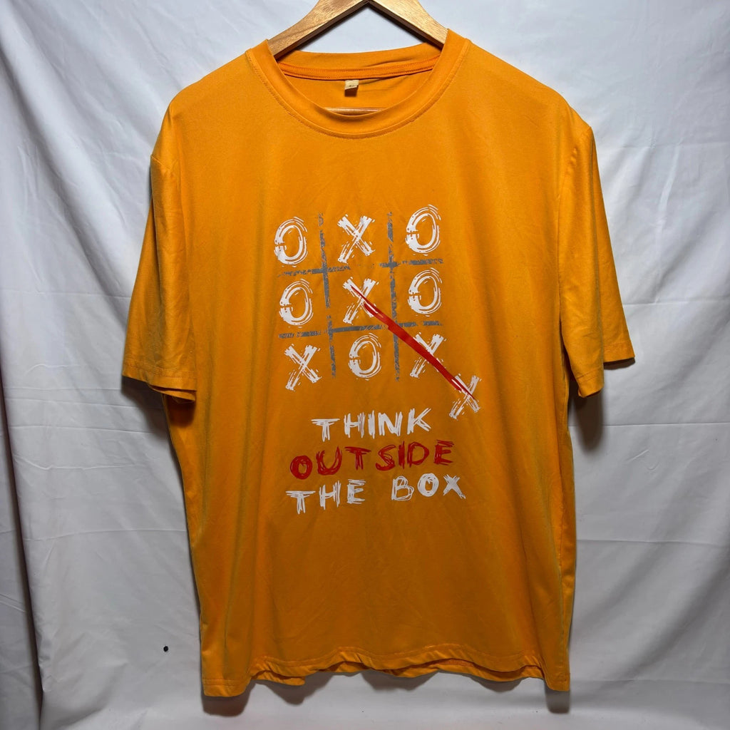 T-Shirt Mens "Think Outside The Box" Funny Creative