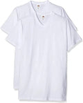 Fruit of the Loom Men's Valueweight V-Neck T T-Shirt Pack Of 2 Casual Shirts