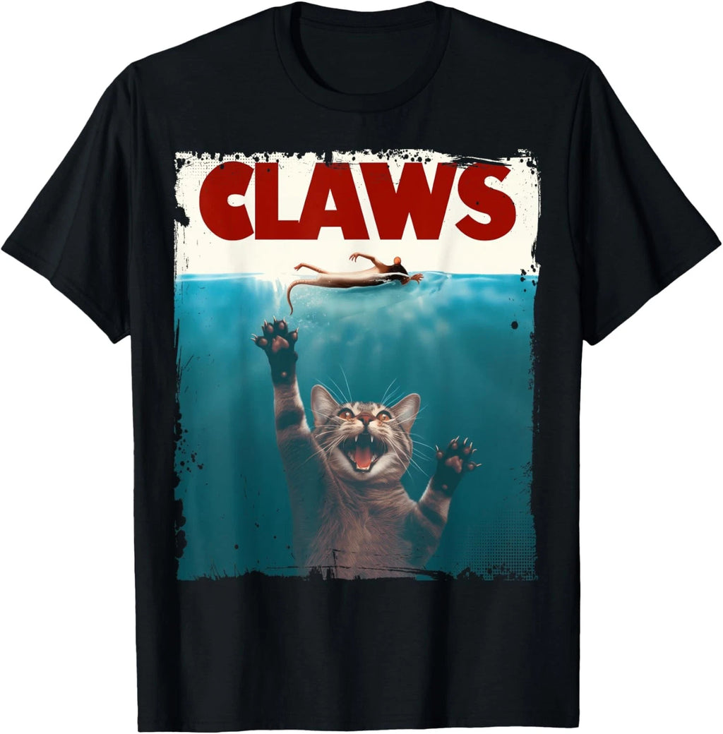 Claws Funny Cat I Love Cat Paws Cat Parody Animal Unisex T-Shirt