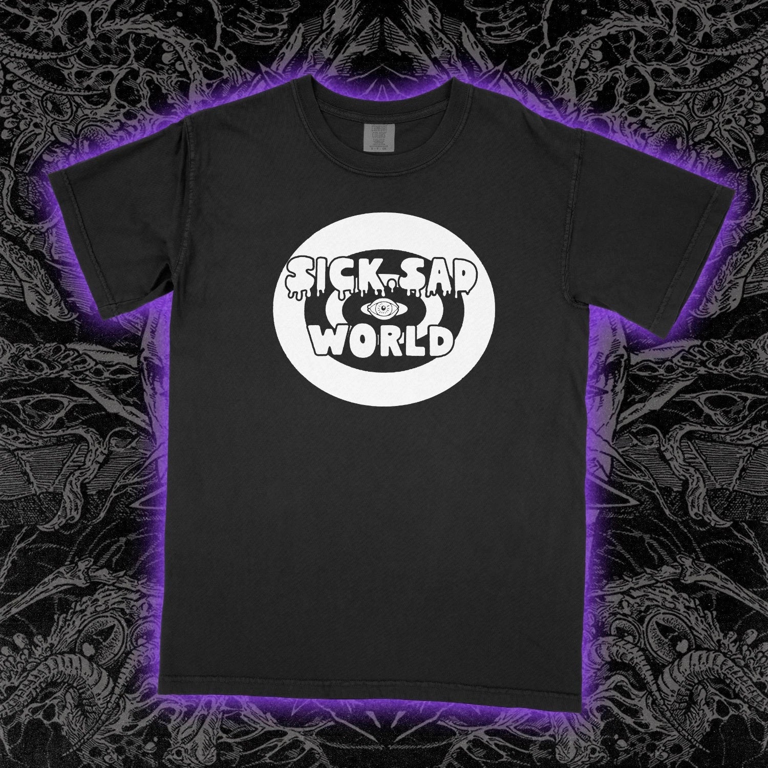 Sick Sad World T-Shirt Vintage Daria Cartoon Parody Graphic Tee 90s Unisex Soft