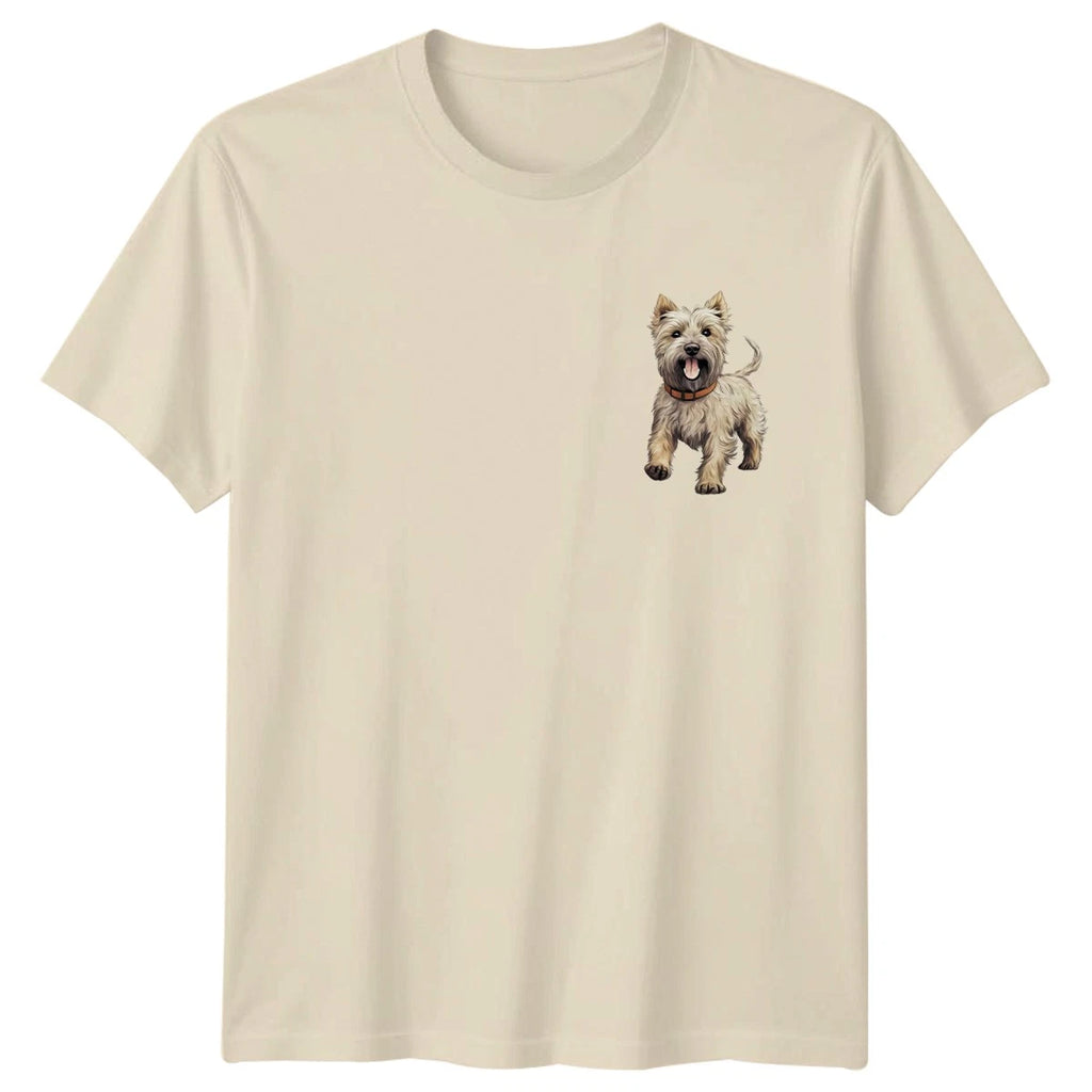 Terrier Dog Graphic Unisex T Shirt Men Women Tee Cute Canine Design