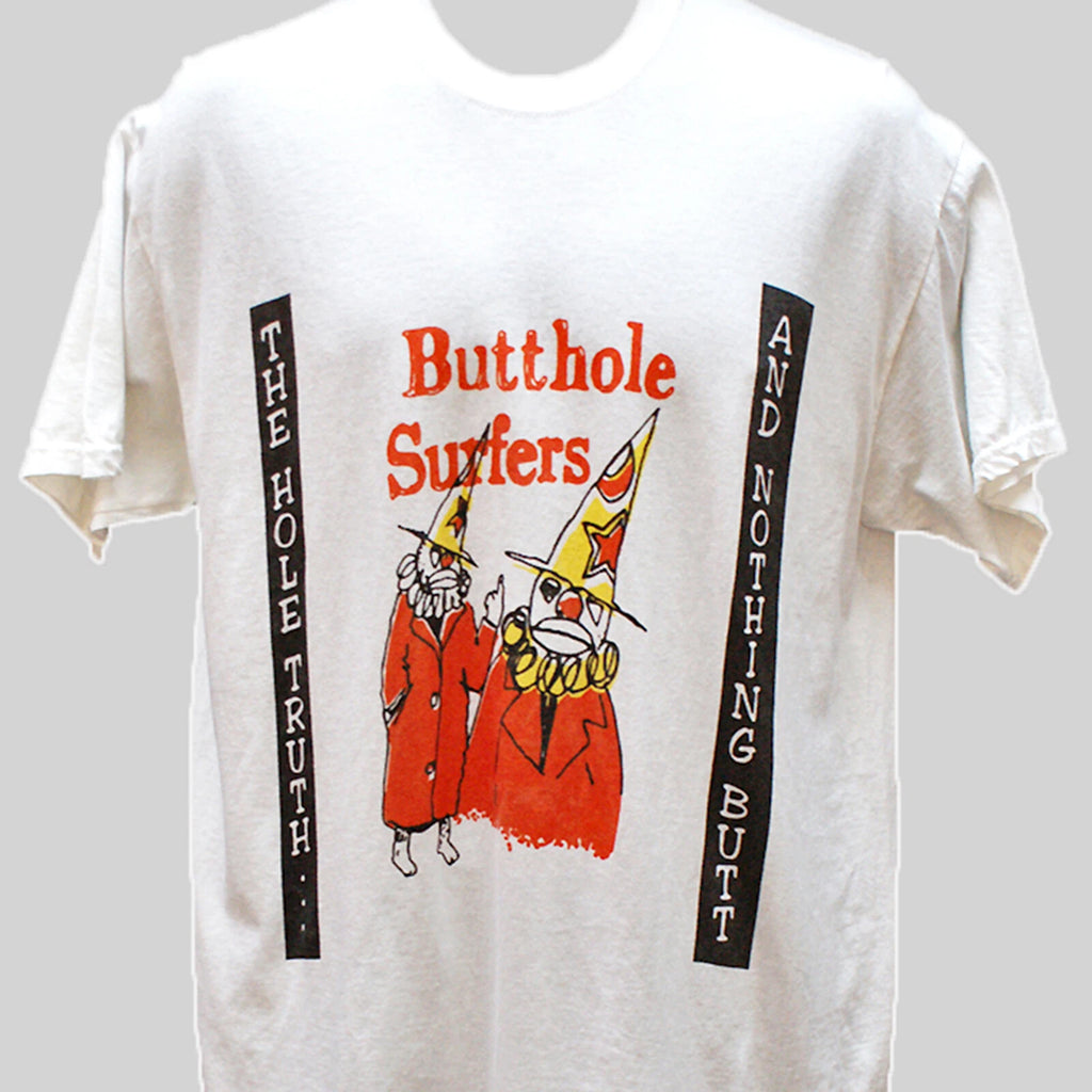Butthole Surfers Noise Punk Rock Short Sleeve White Unisex T-shirt S-3XL