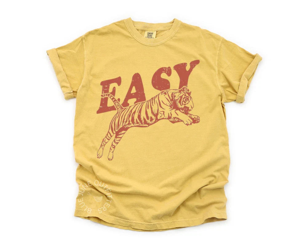Easy Tiger Comfort Colors® T-Shirt – Retro Graphic Tee