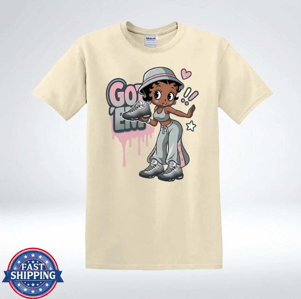 Sneakerhead Girl Got Em Shirt Cute Street Style Graphic Tee T-Shirt